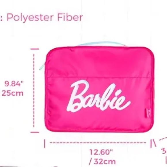 3pc Barbie Travel Set with Pink Travel bag, Tumbler and Socks - Picture 10 of 10